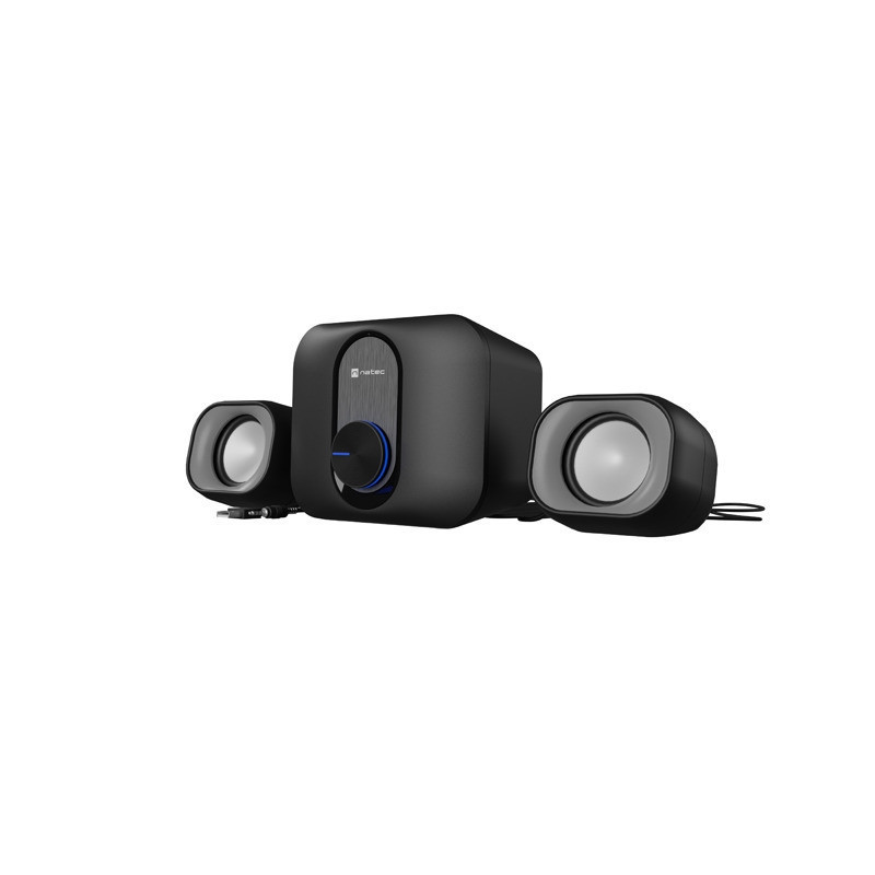 Тонколони Natec Pug, 2.1 система, 11W, 3.5mm/USB - NGL-2111 - 2