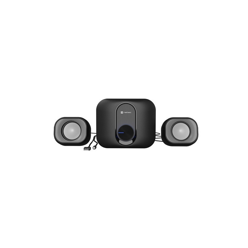 Тонколони Natec Pug, 2.1 система, 11W, 3.5mm/USB - NGL-2111 - 3