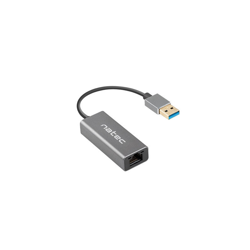 Мрежов адаптер NATEC Cricket, USB 3.0 към RJ45 1GB - NNC-1924 - 2