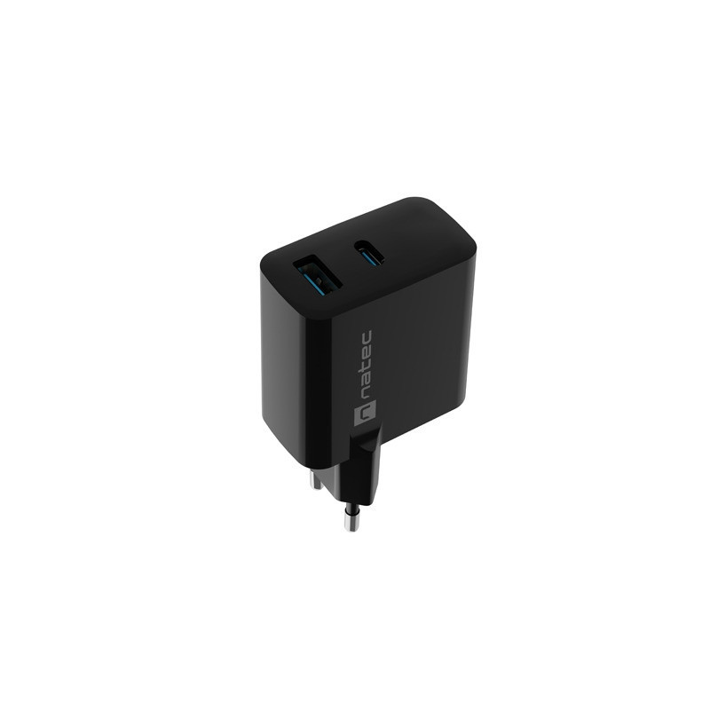 Зарядно NATEC Ribiera GaN, 65W USB-A + USB-C - NUC-2145 - 2