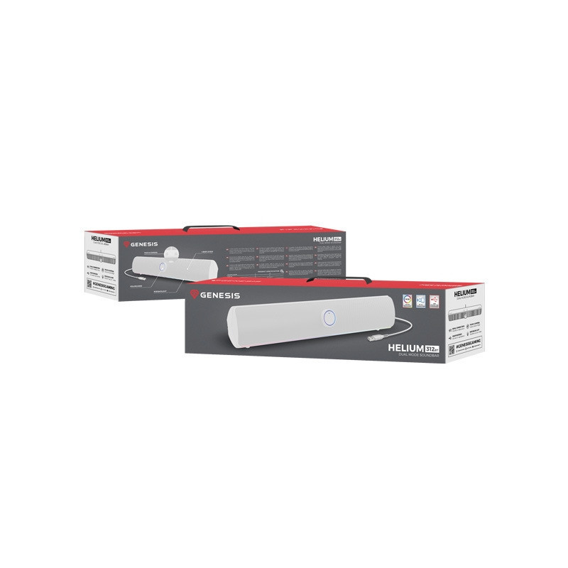 Тонколона Genesis Helium 312BT, 2.0 канала, 10W, USB, Bluetooth 5.2 - NCS-2305 - 3