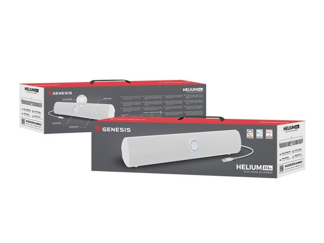 Тонколона Genesis Helium 312BT, 2.0 канала, 10W, USB, Bluetooth 5.2 - NCS-2305 - 3