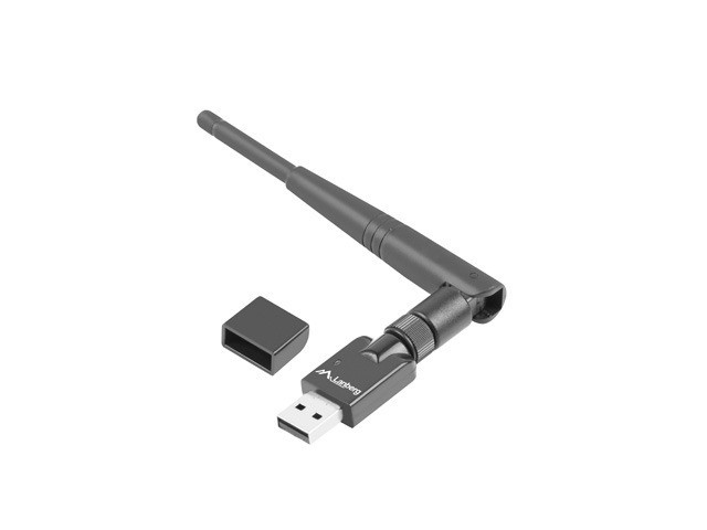 Мрежов адаптер Lanberg NC-0150-WE, USB-A, Realtek RTL8188ETV, 150Mbps - NC-0150-WE - 1