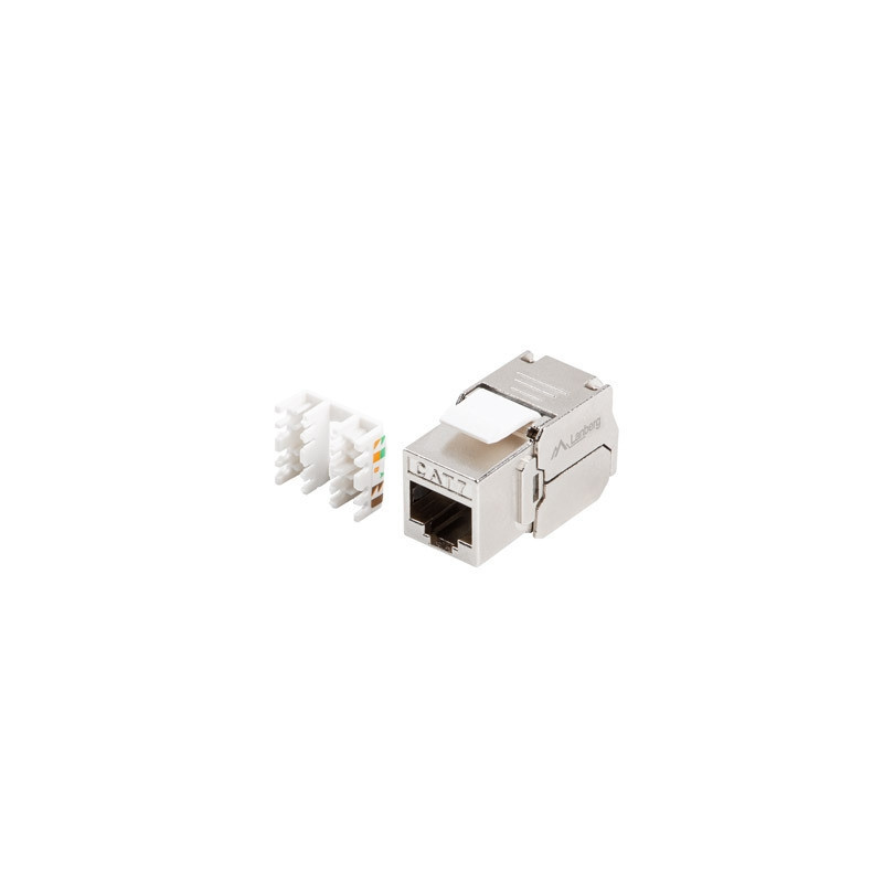 Keystone конектор Lanberg Cat.7 FTP, RJ45 женски, LSA безинструментален - KSF7-2000 - 1