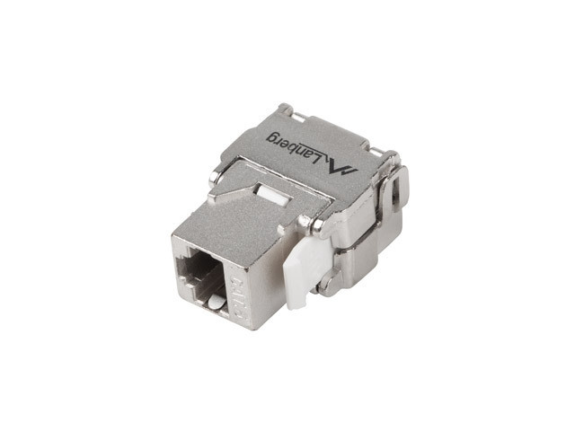 Keystone конектор Lanberg KSFA-2000, RJ45 FTP Cat.6a 180° без инструмент - KSFA-2000 - 1