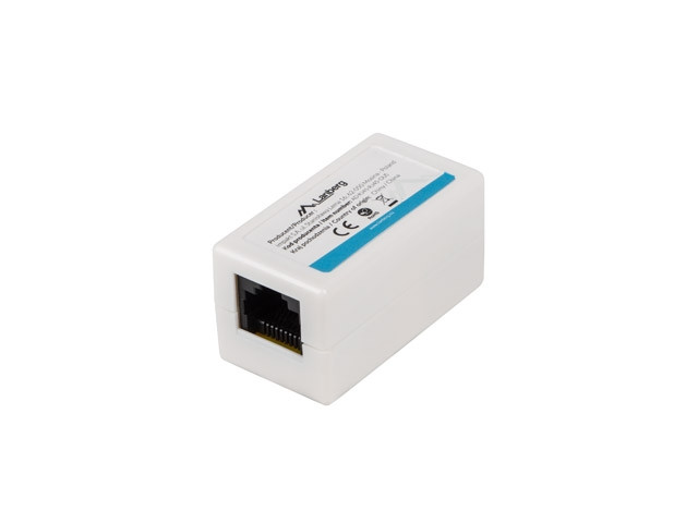 RJ-45 конектор Lanberg, CAT.6 In-line coupler - AD-RJ45-RJ45-OU6 - 2
