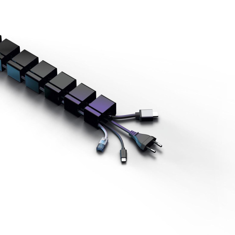 Органайзер за кабели HAMA uRage Spine, 130 см, Черен - 186082 - 8