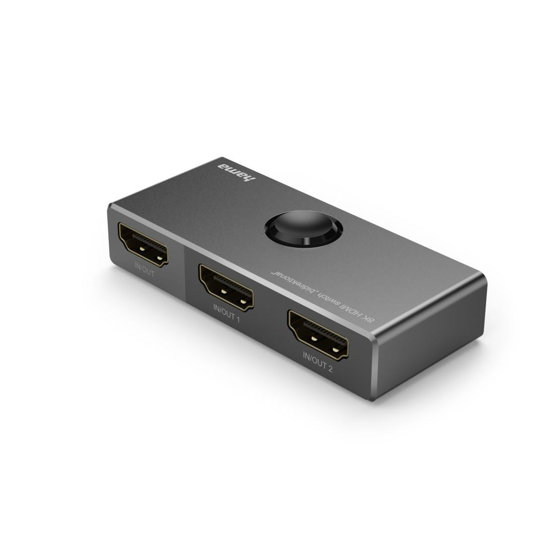 HDMI превключвател HAMA 8K, 1 вход 2 изхода / 2 входа 1 изход - 205324 - 6