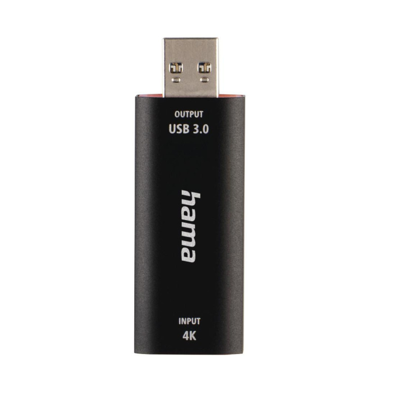 Video Recording адаптер HAMA 74257, HDMI женско - USB-A мъжко, 4K - 74257 - 2