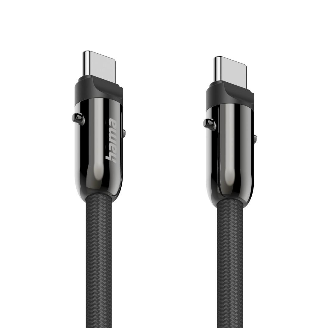 USB-C кабел HAMA, 1.2м, 480 Mbit/s, Екраниран, Черен - 201751 - 8
