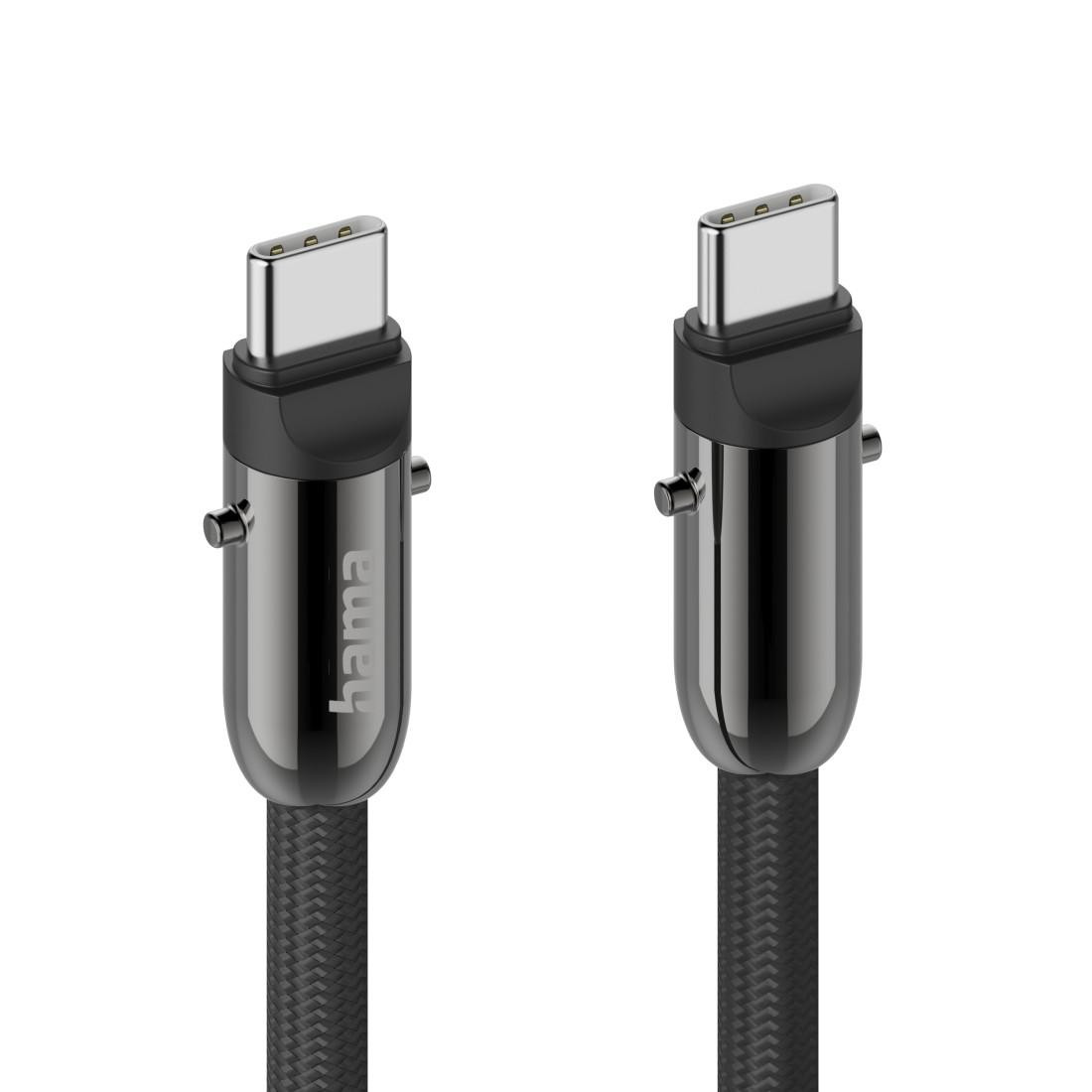 USB-C кабел HAMA, 1.2м, 480 Mbit/s, Екраниран, Черен - 201751 - 9