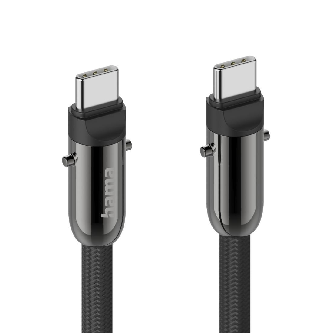 USB-C кабел HAMA, 1.2м, 480 Mbit/s, Екраниран, Черен - 201751 - 12