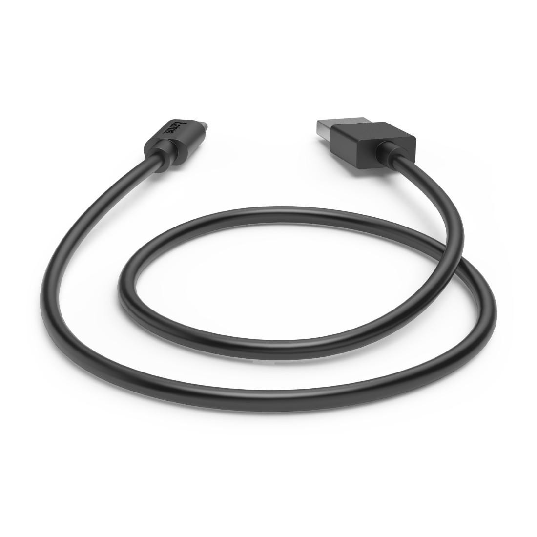 Кабел HAMA USB-C към USB-A, 0.5м, 480Мbit/s, 3А, черен - 201705 - 3