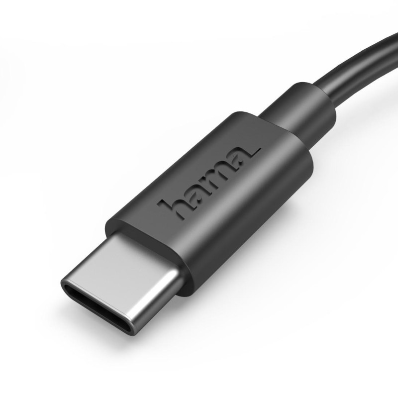 Кабел HAMA USB-C към USB-A, 0.5м, 480Мbit/s, 3А, черен - 201705 - 7