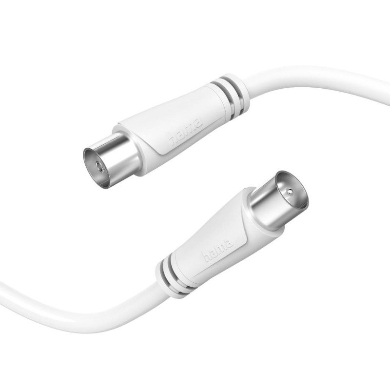 Коаксиален антенен кабел HAMA, 1.5м, двойно екраниран, 75Ω, RF мъжко/женско - 205045 - 6