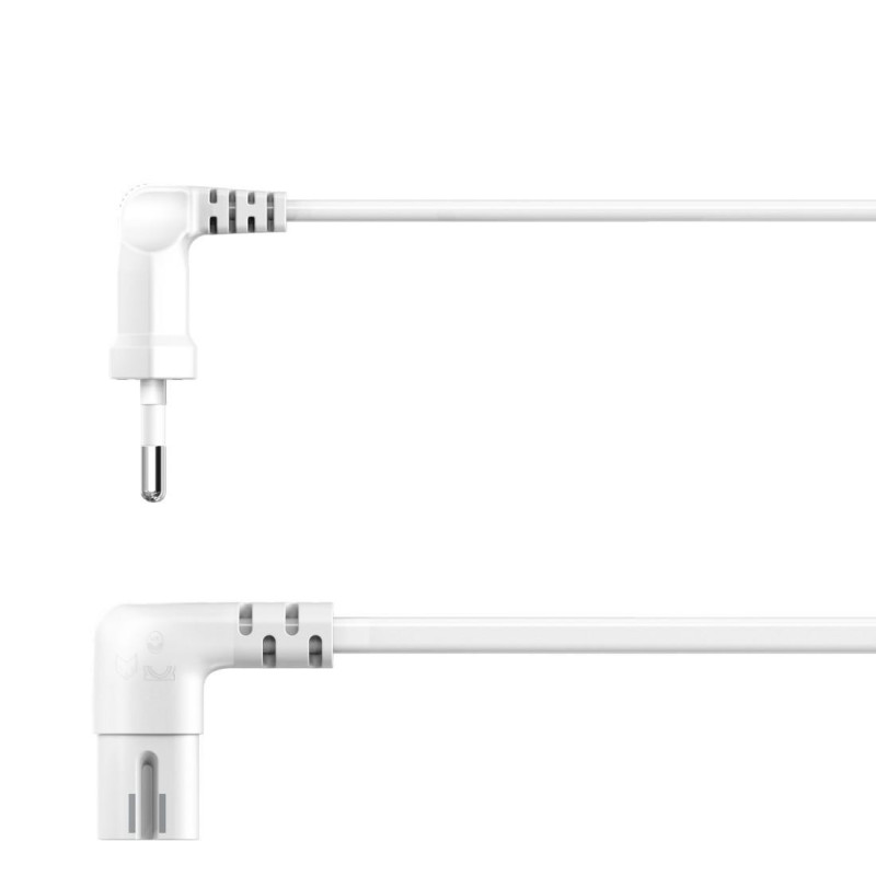 Захранващ кабел HAMA, 5м, под ъгъл 90°, черен - 221102 - 4