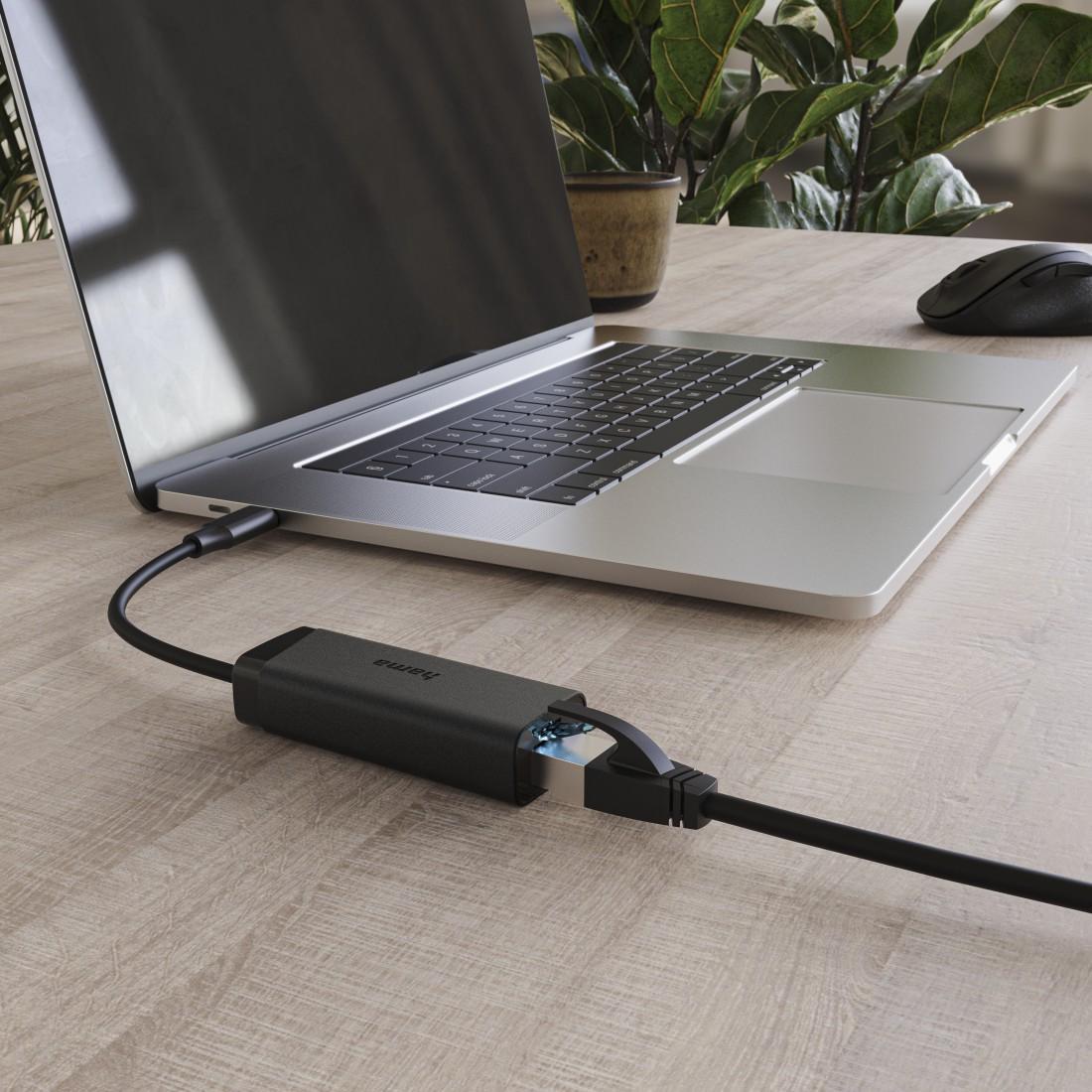 Адаптер HAMA, USB-C към 2.5 Gigabit Ethernet - 200360 - 2