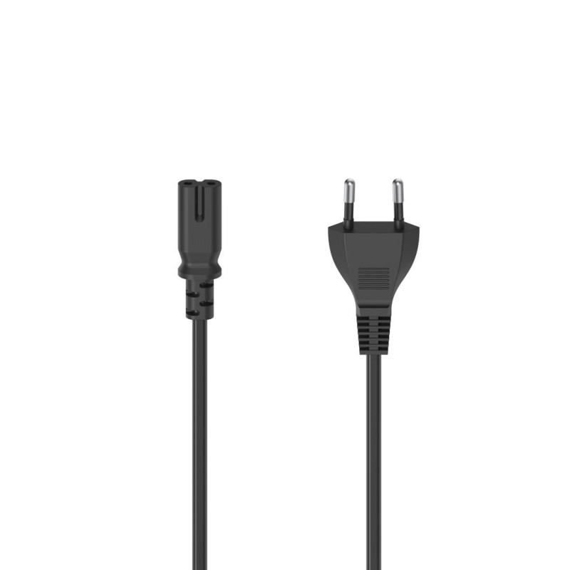 Захранващ кабел HAMA, Euro Plug към IEC C7, 1.5м, 0.75mm² - 223273 - 1