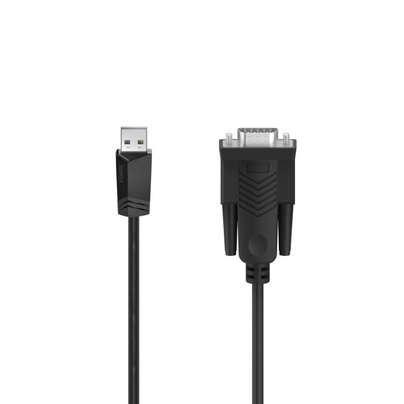 Кабел HAMA, USB-A към RS232 9-Pin, 1.5 м, Черен - 200622 - 1