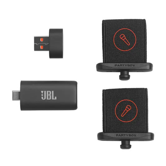 Безжични микрофони JBL EasySing, динамичен, USB Type-C, кардиоиден, черен - JBL-MIC-EASYSING-WRLSS - 6