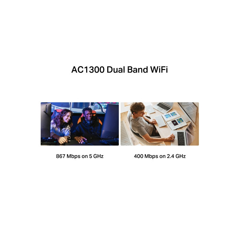 Wi-Fi адаптер Mercusys MA30H, USB 2.0, AC1300 - 4