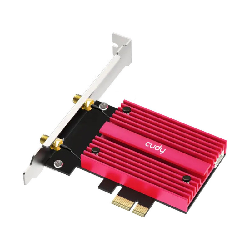 Мрежова карта Cudy WE9300S, WiFi 7 Tri-Band PCI-e 5760 Mbps - CUDY-WE9300S - 4