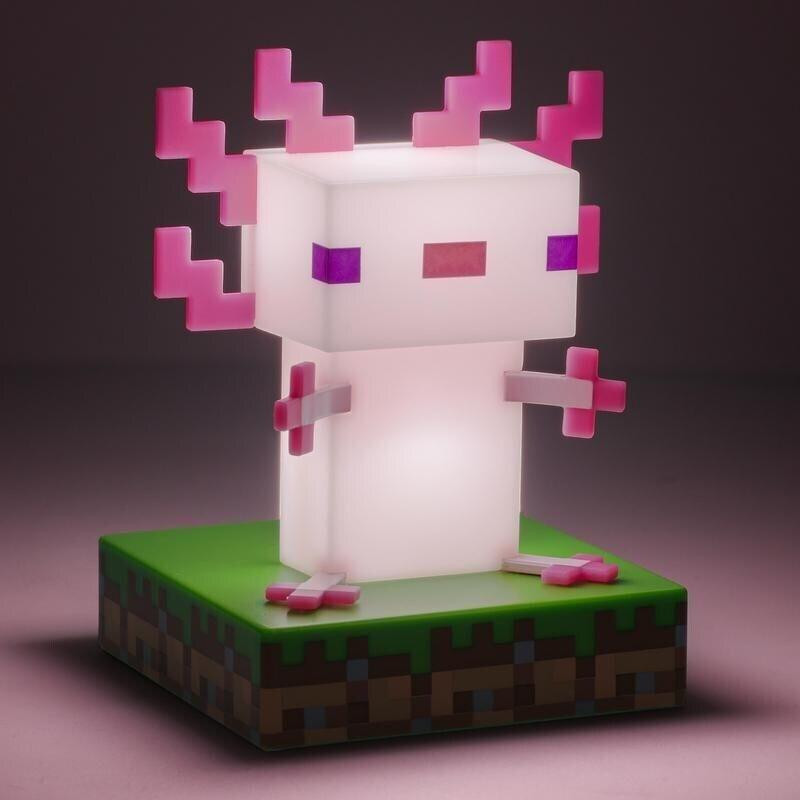 Лампа Paladone Icons: Minecraft - Axolotl Light, Многоцветна, 11см - PP11390MCFV2 - 2
