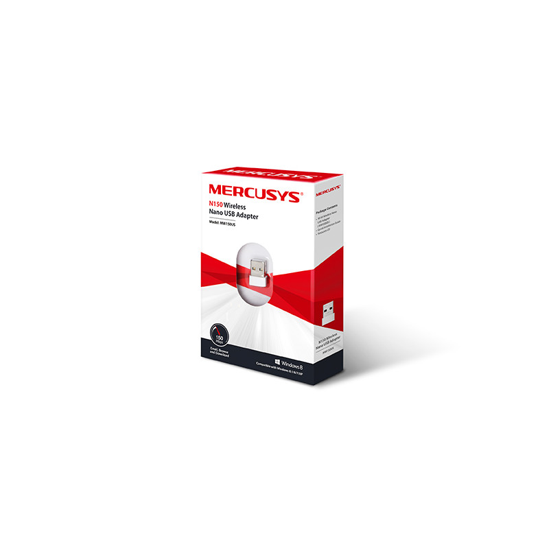 Безжичен USB адаптер Mercusys MW150US  - 6