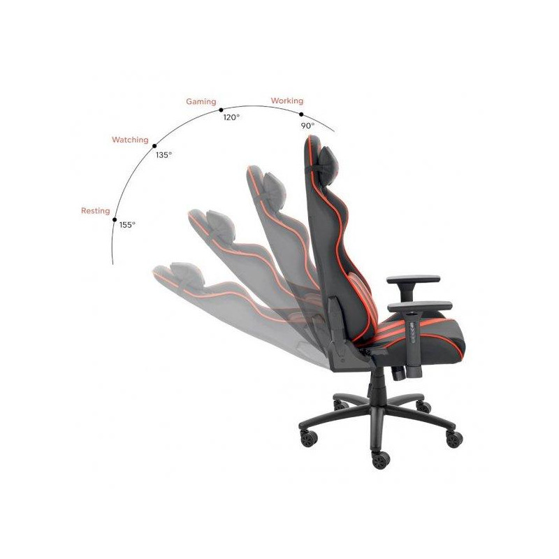 Геймърски стол Nitro Concepts Nemesis Red Claw - 3796582 - 7