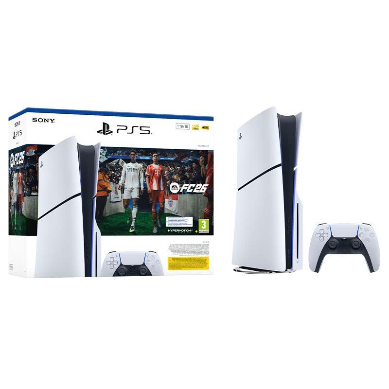 Конзола Sony PlayStation 5, 1TB, AMD Ryzen Zen 2 8-ядро 3.5GHz, AMD RDNA 2 10.28TFLOPs, 16GB GDDR6, 1TB SSD, БЕЗ ОС - 4981820 - 1