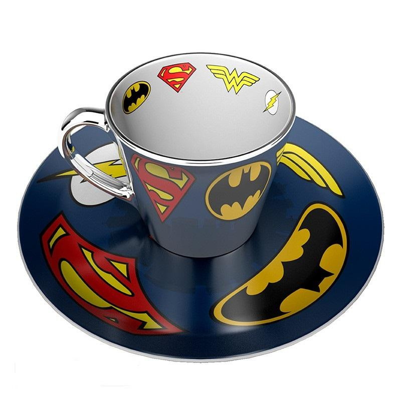 Комплект ABYSTYLE DC Comics, Чаша и подложка с емблеми - MMP002 - 1