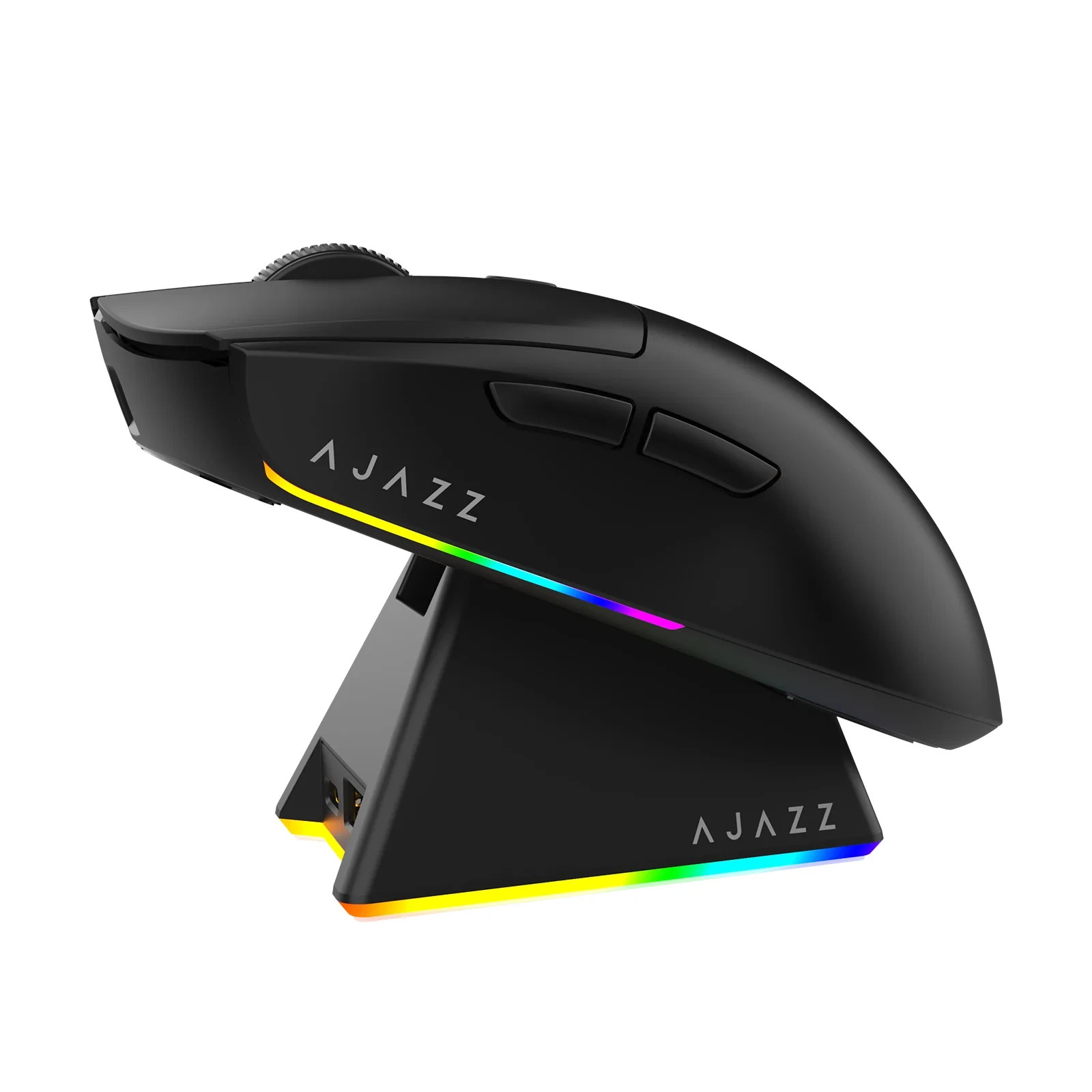 Безжична геймърска мишка Ajazz AJ139 V2 MC, 12000 DPI, 1000Hz, 6 програмируеми бутони, RGB подсветка - AJ139-V2-MC-BK - 1