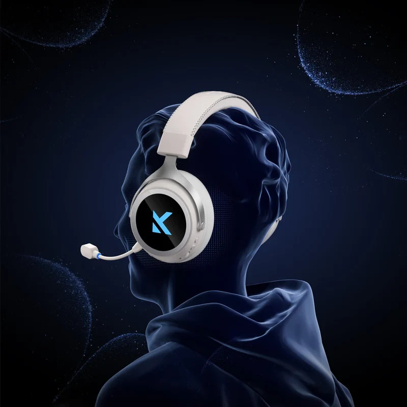 Безжична геймърска слушалка MCHOSE X9, 53mm 113dB, Bluetooth 2.4GHz, RGB подсветка, AI шумоподтискане - MC-X9-2 - 8