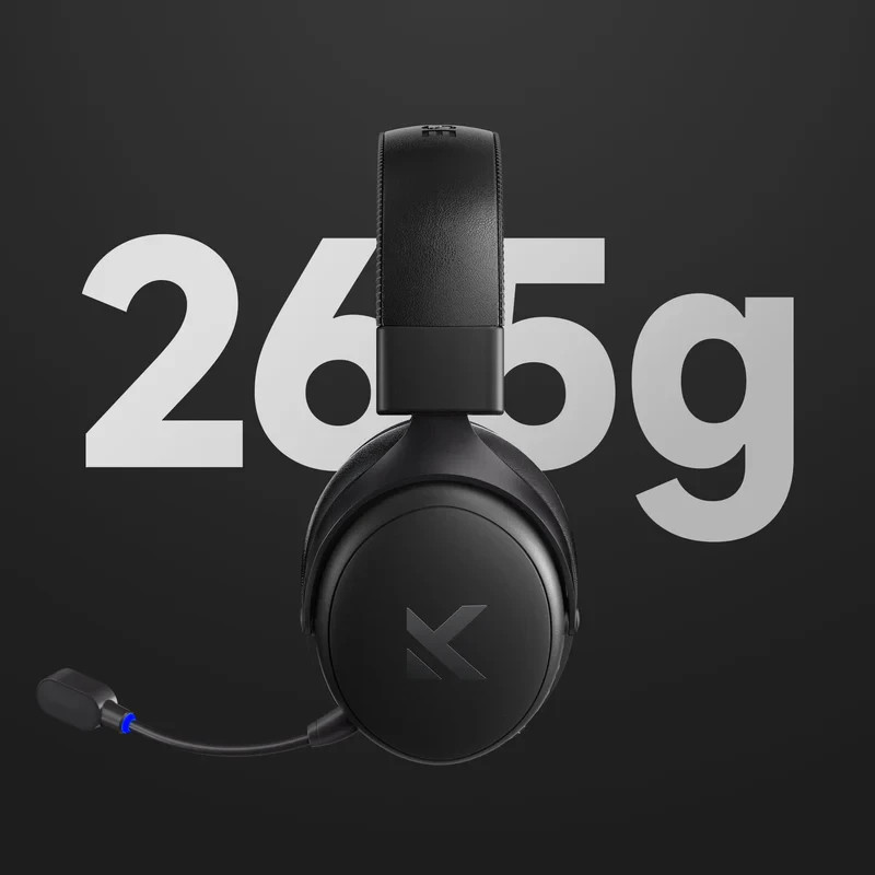 Безжични геймърски слушалки MCHOSE V9 Pro, 53mm, Bluetooth/2.4G, 2000mAh, 15ms Ultra Low Latency - HW-V9-5 - 11