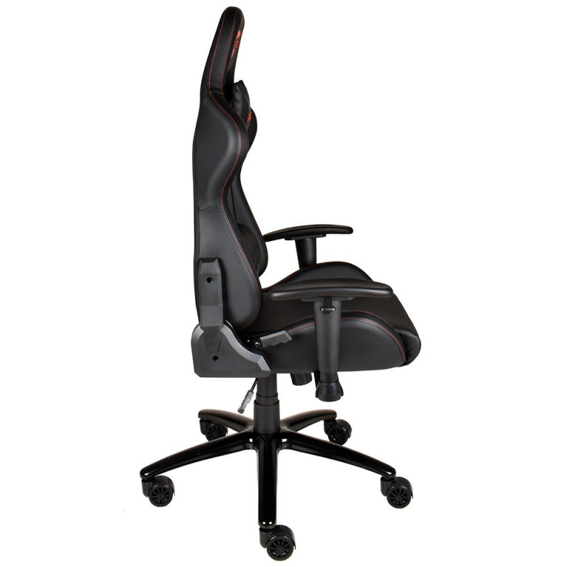 Геймърски стол FragON 2X Series V2, Черен, Изкуствена кожа, 130 Kg - FRGN_2X_R2_BLACK - 4