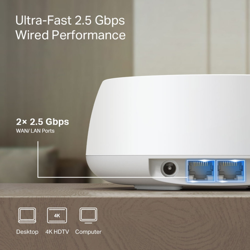 WiFi 7 система TP-Link Deco BE25, BE3600 - Deco BE25(1-pack) - 5