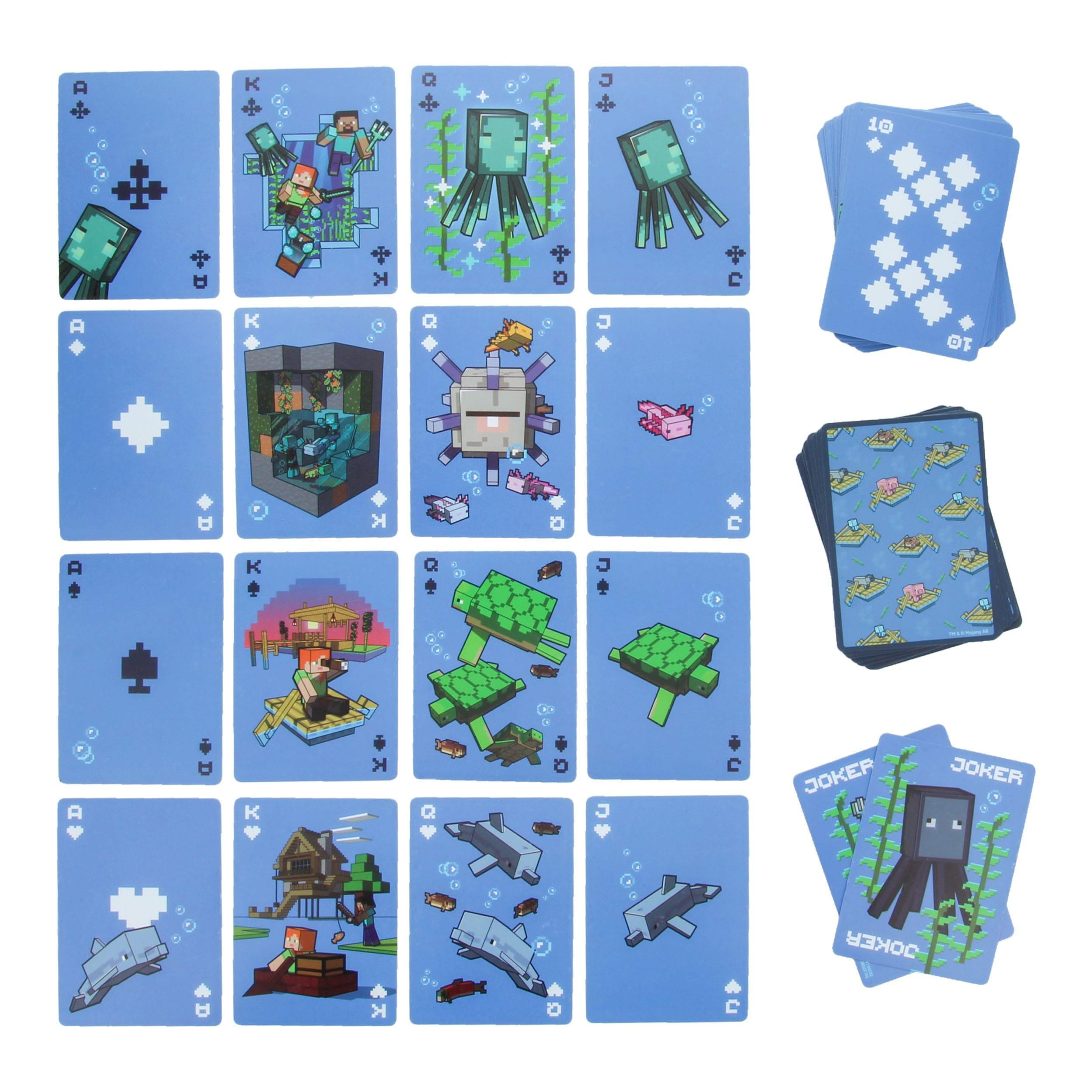 Карти за игра Paladone Minecraft, многоцветни водоустойчиви - PP14949MCF - 2