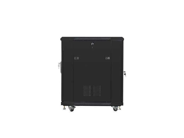 Комуникационен шкаф Lanberg 19" 15U 600x800, Free standing, Темпириран стъкло, 848mm височина, 800kg товар - FF01-6815-12B - 4