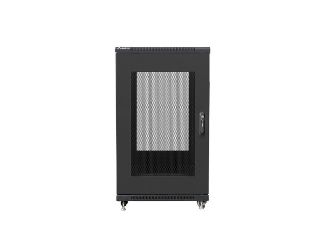 Комуникационен шкаф LANBERG 19" 22U 600x800, Free-standing, Mesh врата, 800kg товароносимост - FF01-6822-23B - 4