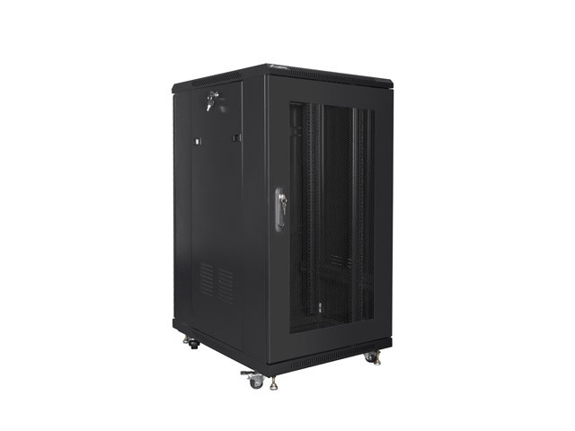 Комуникационен шкаф LANBERG 19" 22U 600x800, Free-standing, Mesh врата, 800kg товароносимост - FF01-6822-23B - 5