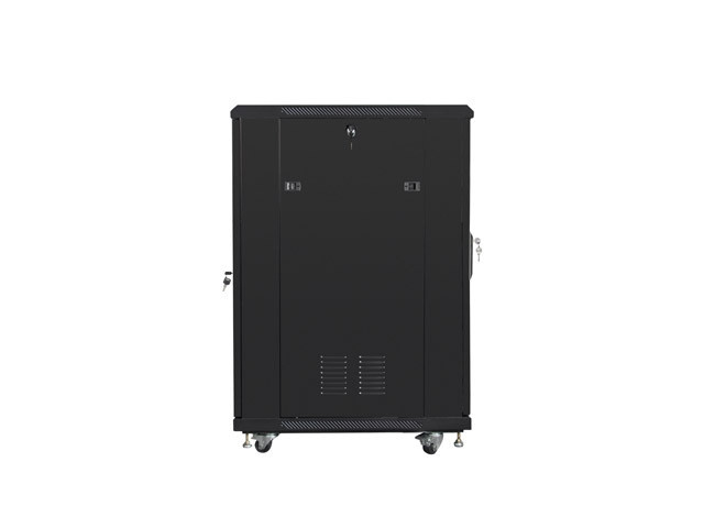 Комуникационен шкаф LANBERG 19" 22U 600x800, Free-standing, Mesh врата, 800kg товароносимост - FF01-6822-23B - 6