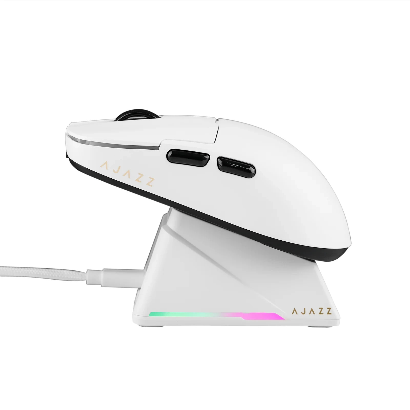 Безжична геймърска мишка Ajazz AJ159 APEX, 8000Hz, PAW3950 APEX, 42000 DPI - AJ159-APEX-WH - 9