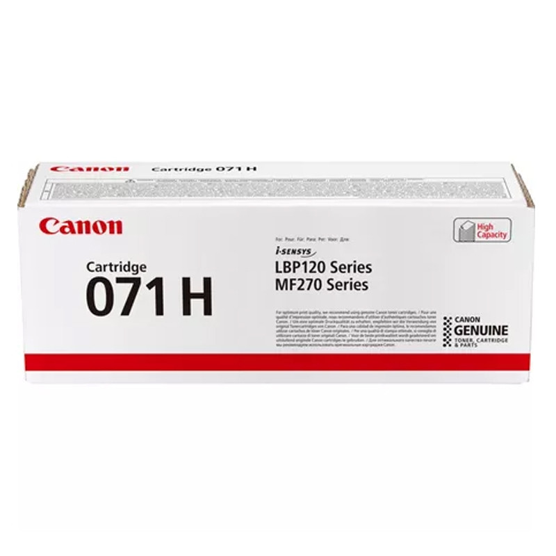 Оригинален тонер Canon CRG-071 H, Black, до 2 500 страници - 5646C002AA - 1