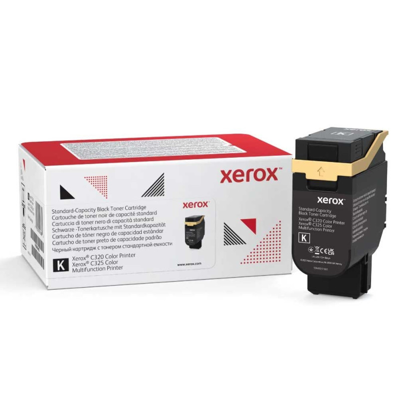 Оригинална тонер касета Xerox C320/C325, Black, 2500 страници - 006R04827 - 1