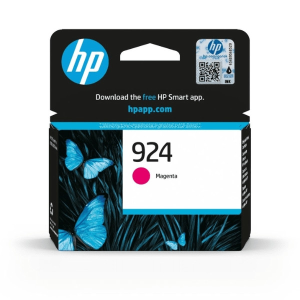 Оригинална мастилена касета HP 924 Magenta, съвместим HP OfficeJet Pro 8120/8130, ~400 страници - 4K0U4NE - 1