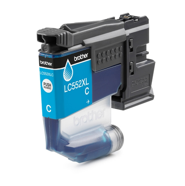 Оригинална мастилена касетаBrother LC-552 XL, Cyan, 1500 страници - LC552XLC - 2