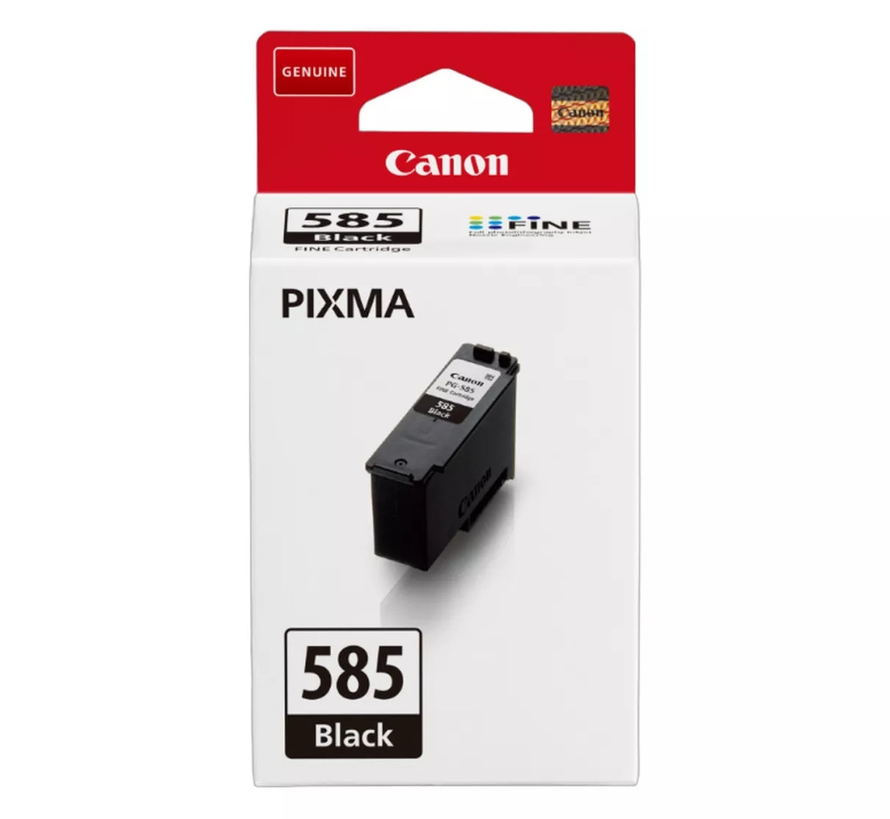 Оригинална мастилена касета Canon PG-585 BK, Black, До 180 страници - 6205C001AA - 1