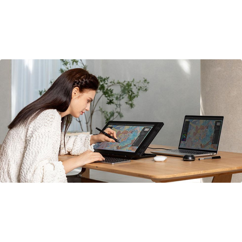 Графичен дисплей таблет HUION Kamvas 16 GEN3, 16" Display 5080lpi, USB-C - GS1563 - 3