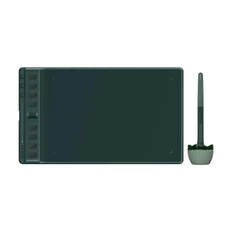 Графичен таблет HUION Inspiroy 2 M, 5080 LPI, 221 x 138 mm активна площ - H951P-G - 1