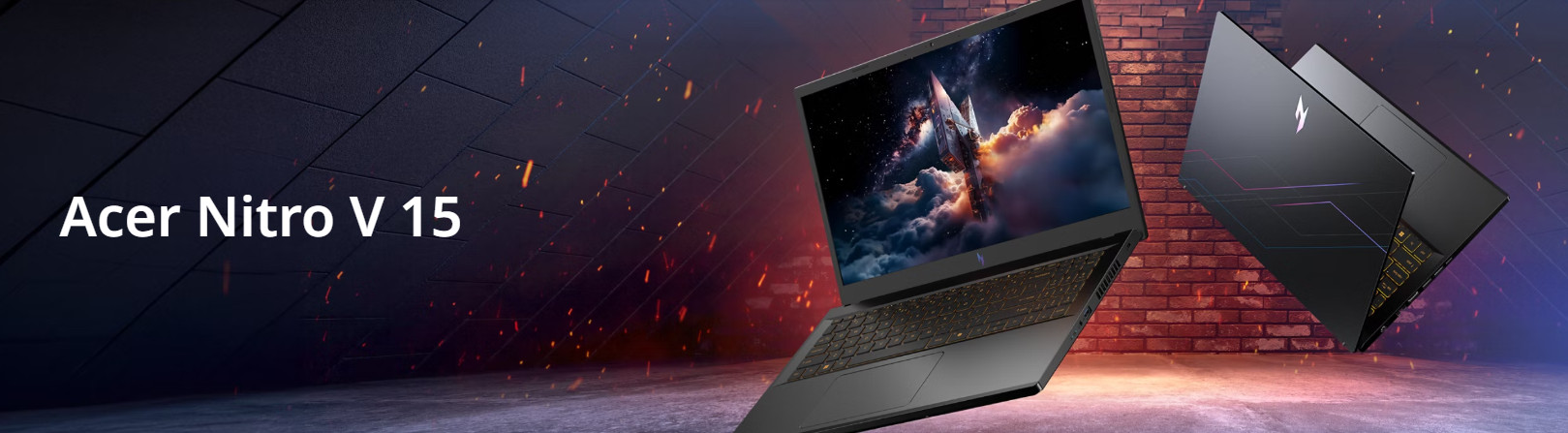 Лаптоп ACER Nitro ANV15-52-74V3, 15.6" Full HD, Intel Core i7-13620H, NVIDIA RTX 5050, 32GB DDR5, 1TB SSD, Без ОС - NH.QZ7EX.019 - 1
